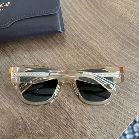 Oliver Peoples Transparent Gold Sunglasses main image 5